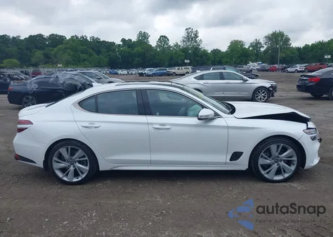 2023 Genesis G70 Sport Advanced/Sport Prestige from USA, damaged, VIN KMTG54TE5PU135106